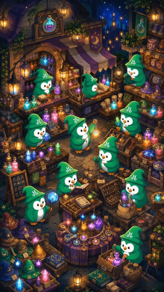 Poster for The Moonlit Marketplace